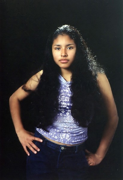 Portrait of young teen