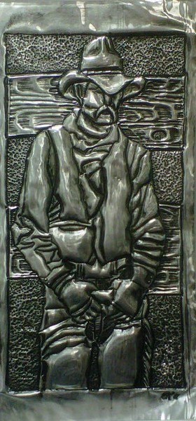 Cowboy in foil