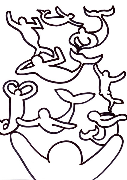 Duck to water