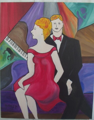 At the concert   16 x 20