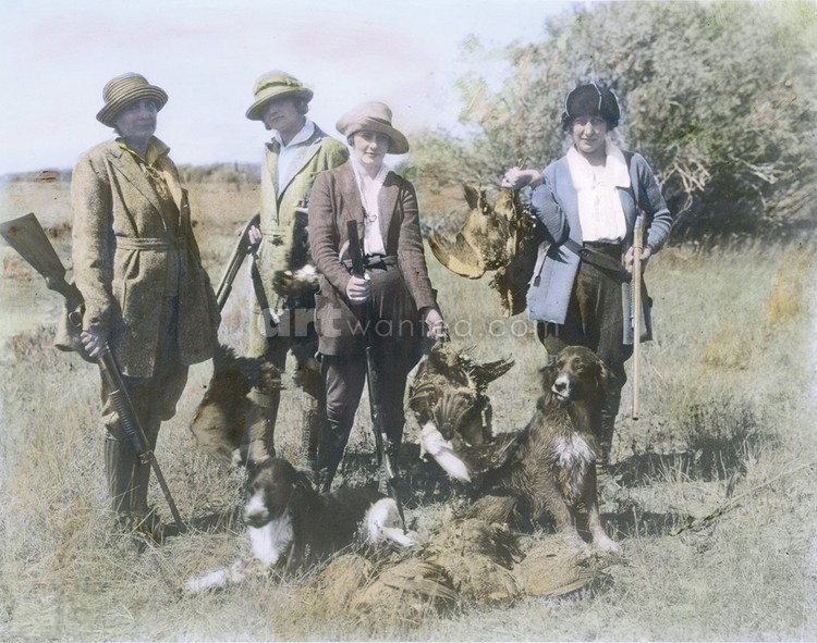 Women Hunters, circa 1918