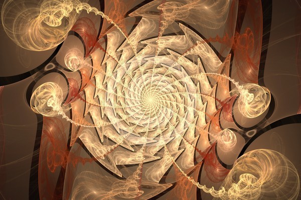 Time Tunnel Abstract Fractal Design