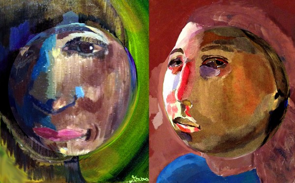 self portraits warped