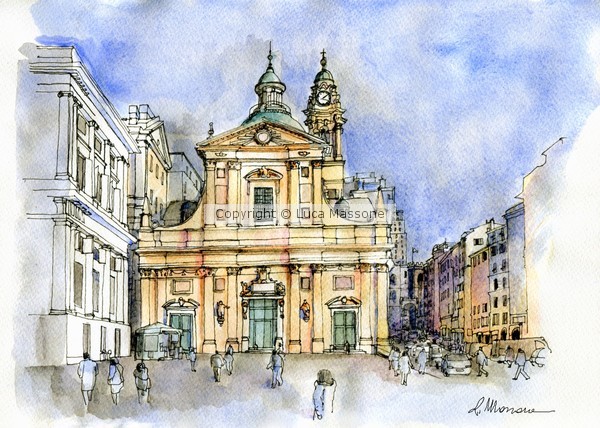 Chiesa del Gesu' a Genova