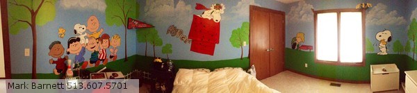 Peanuts Gang Mural 