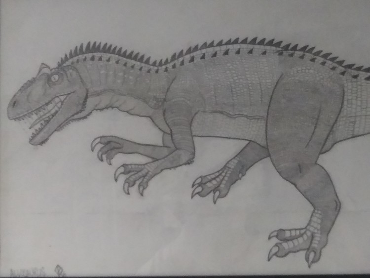 Allosaurus detail