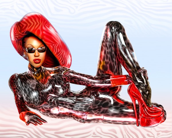 LatexA Pin up