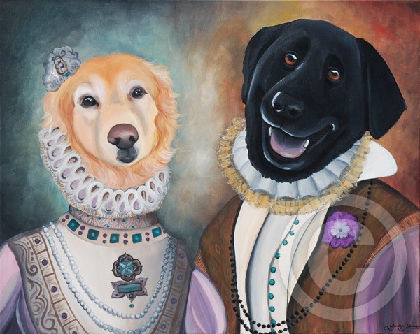 Renaissance Pet Portrait
