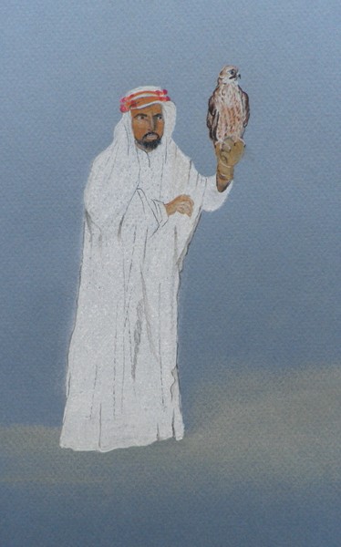 SHEIK WITH FALCON