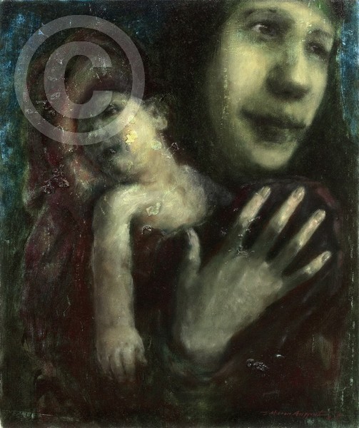 Mutter 35x45 oil on canvas