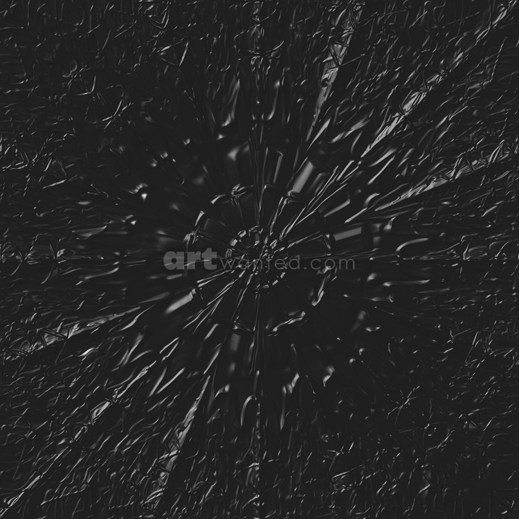 abstract-black-waves digital painting