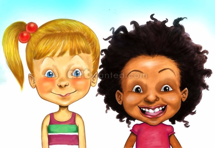 Two little kiddies