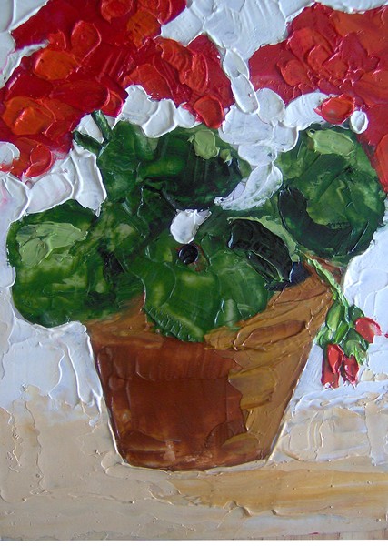 Red Geraniums