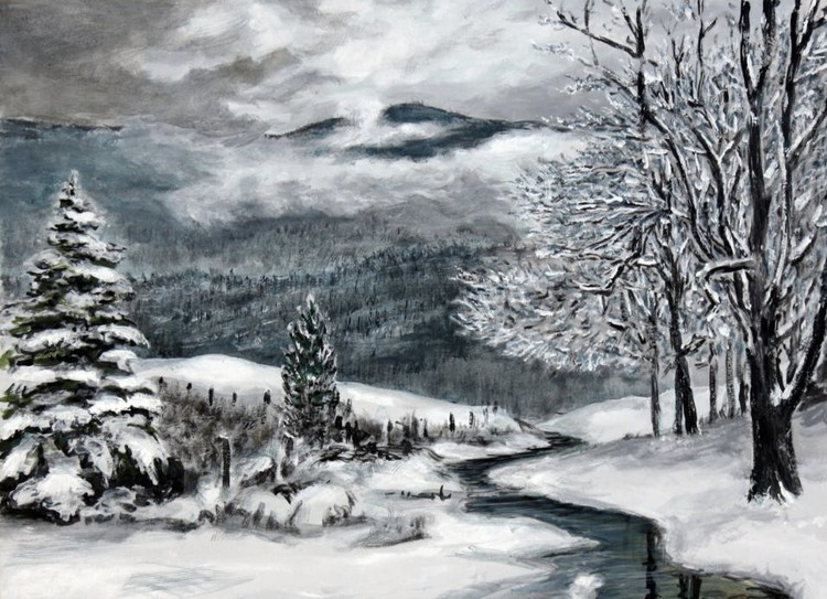 Snowy Day in Cheohee Valley