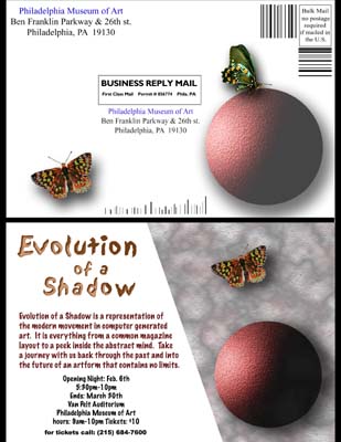 Evolution of a shadow