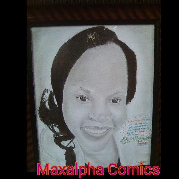 Commissioned portrait of a Birthday Girl
