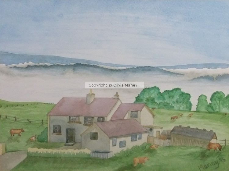 Farm in the Mist