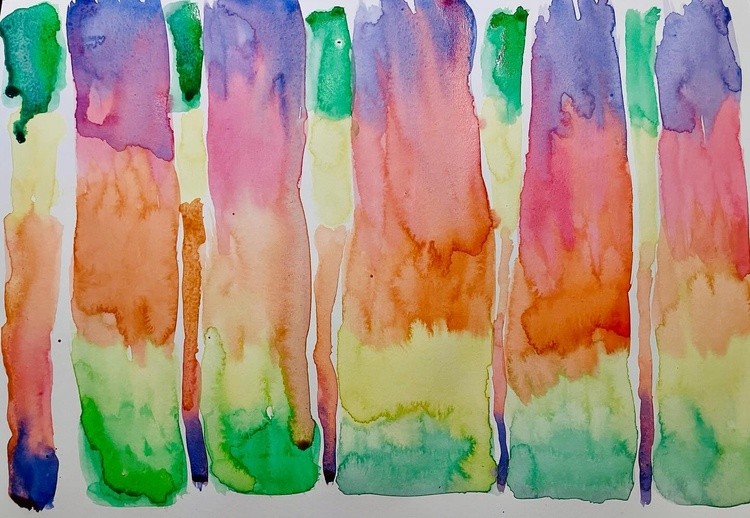 justart rainbowcolours watercolor 