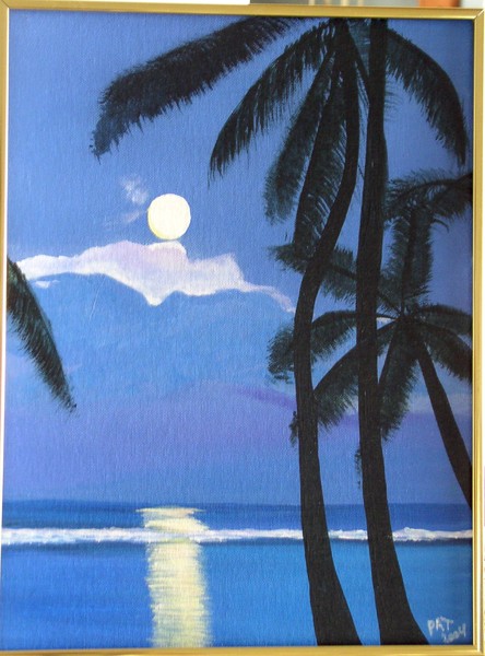 Moon Beams on Water