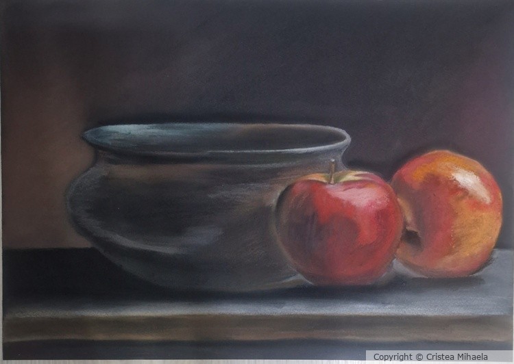 DISH AND APPLES