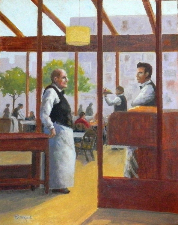 Fine Dining - oil 20 x 16
