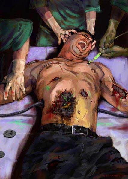 Wounded