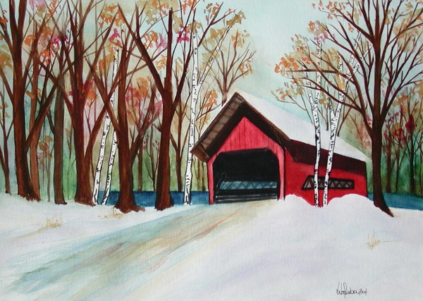 Early Snow In New Hampshire