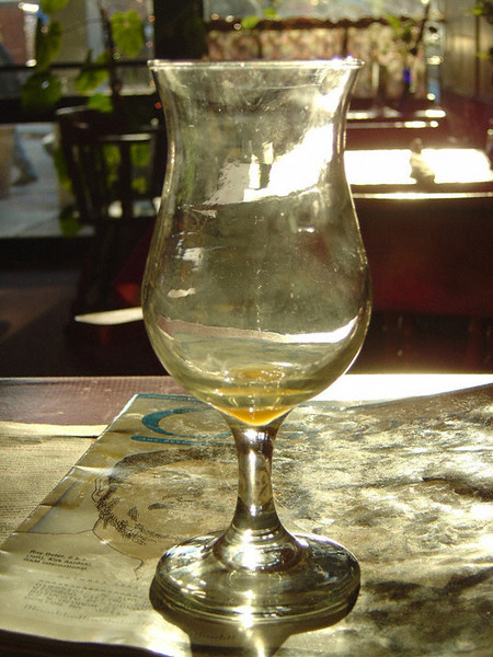 Glass On Table