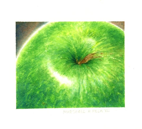 peck apple