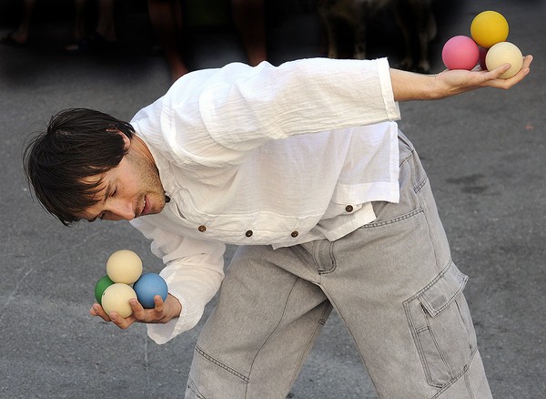 Man with Balls