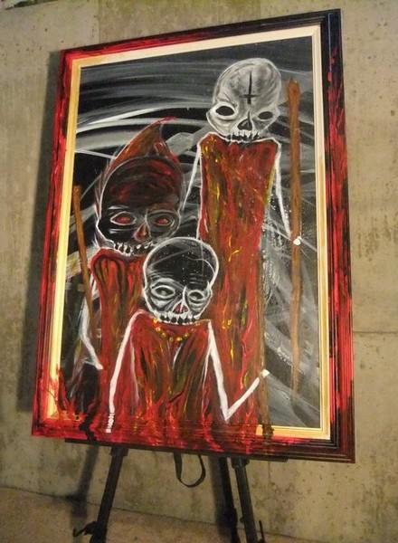 The Guardians with custom painted frame