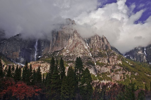 Yosemite Falls and Cliffs