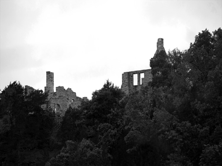 Castle Ruins on a Hill
