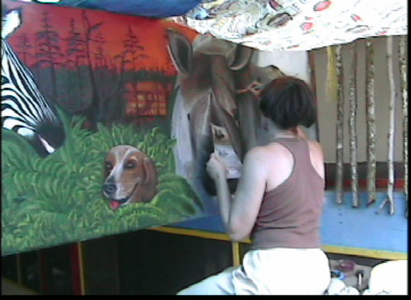 A Better view of the mural so Far