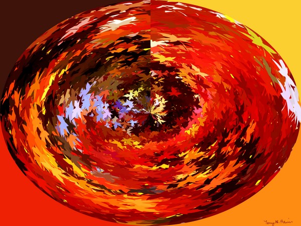 Autumn Leaf Swirls