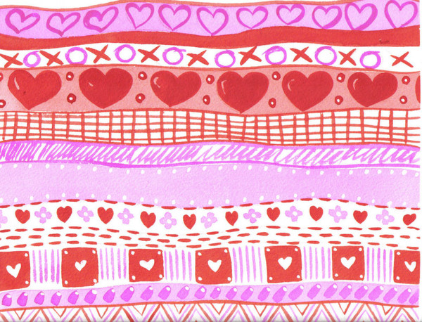 HEARTS STRIPE