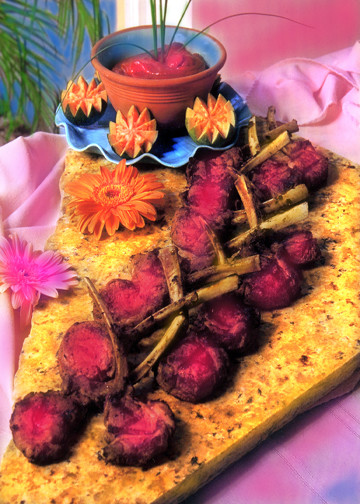 Carribean Blue Mountain Jerk Lamb Lollipops