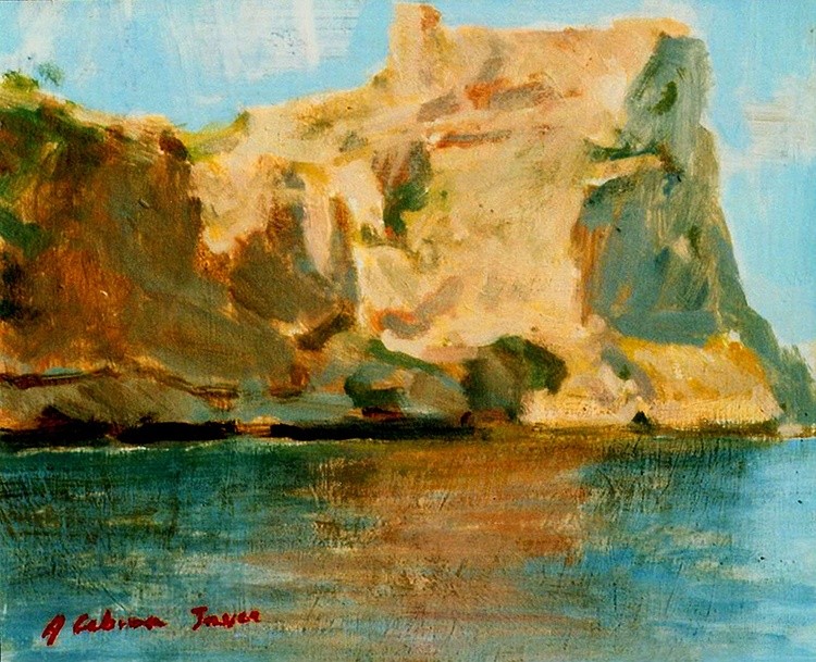 Cala Moraira - Pintor Alejandro Cabeza