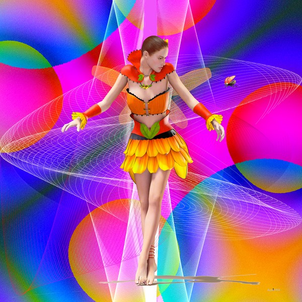 A hot and colorful summer