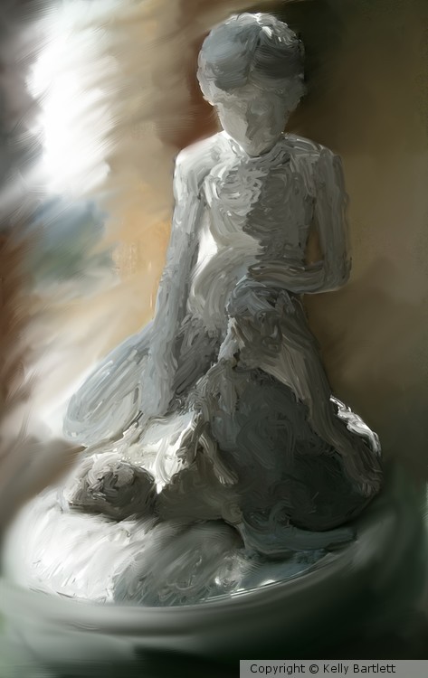 Boy on Turtle from Louvre