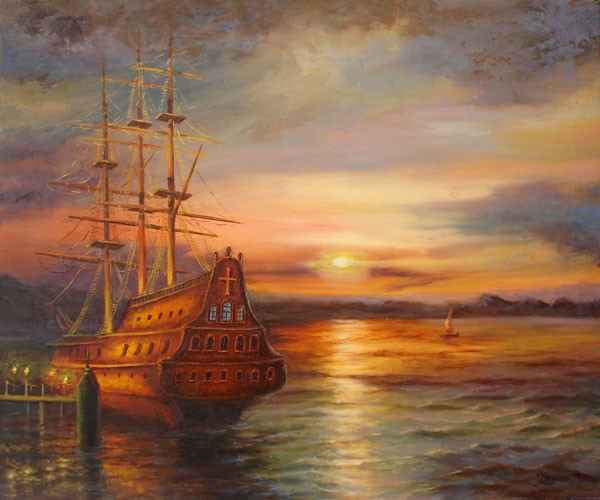 Evening on the bay.