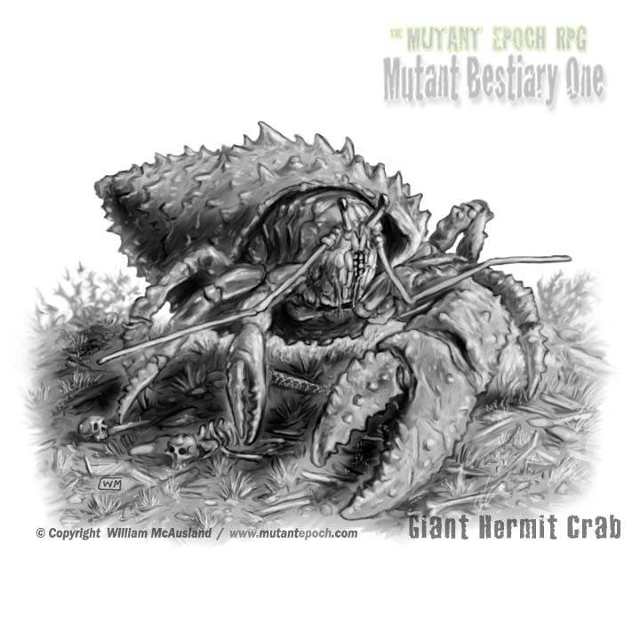 Giant Mutant Hermit Crab