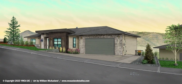 The 2023 Kamloops Y Dreamhome lottery house