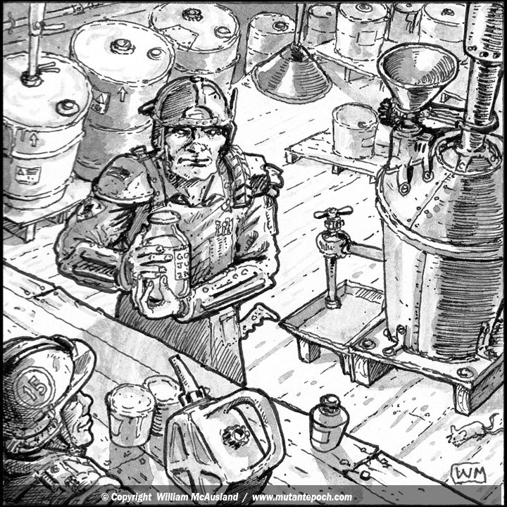 At the Fuel Keeper's Shop