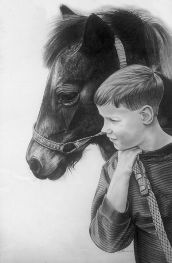 Justin, the Artist's Son