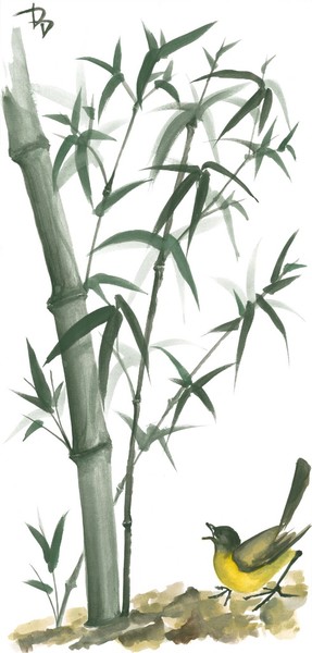 Bamboo and Bird n. 1