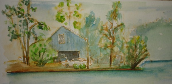 Sketchbook Series:  Lake House