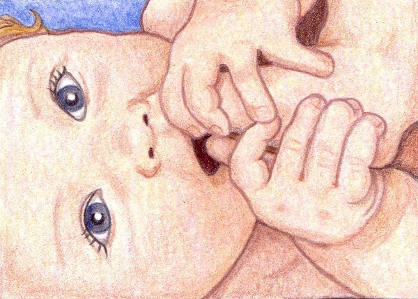 'Nibbler' ACEO