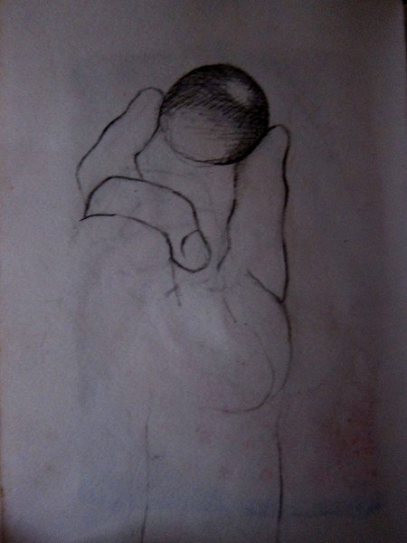 Fingers holding Study