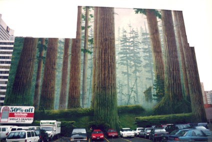 PACIFIC N/W TEMPERATE RAIN FOREST MURAL